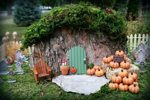 Halloween fairy garden