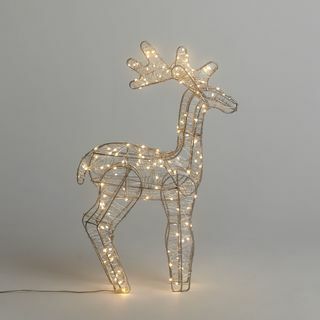 Ren LED lyser figur, vit, liten