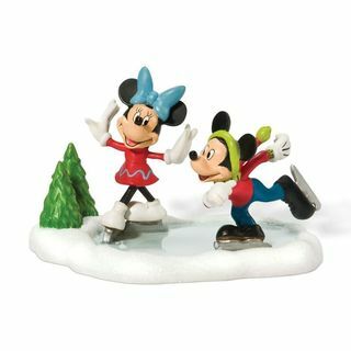 Mickey och Minnie Skridskoåkning