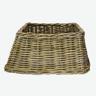 Fyrkantig trädkjol - Naturlig - Wicker