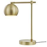 Light Society Brushed Messing Mobley Bordslampa 