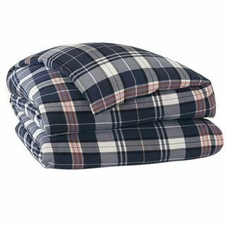 Galiot Blue Plaid 100% bomull påslakan