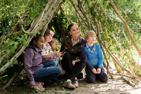 Kate Middleton, hertuginnan av Cambridge, visas på Blue Peter special för att lansera unik Royal Garden-tävling