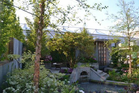 RHS Chelsea Flower Show Gardens - Wasteland-projektet av Kate Gould