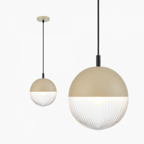 Mood Living Verona Glass Globe & Pendellampa