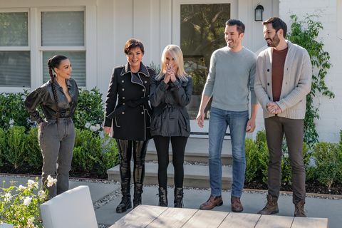 kändis iou med kris jenner, kim kardashian, kendall jenner, och fastighetsbröderna, drew och jonathan scott