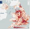 Storbritanniens inbjudande hotspots avslöjas i interaktiv social media-brottskarta