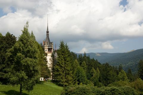 Castle Peles i Sinaia (Rumänien)