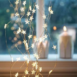 LED Star Waterfall Fairy String Lights