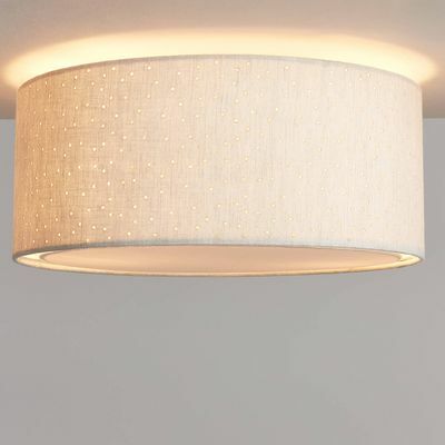 John Lewis & Partners Alice Semi Flush Ceiling Light, Natural