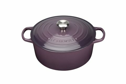 Le Creuset lila köksredskap