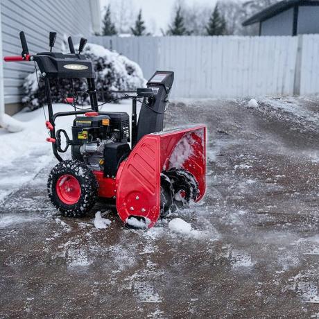 Tvåstegs snöslunga