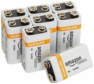 AmazonBasics 9 Volt alkaliska batterier 