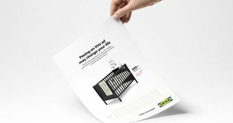 Ikea lanserar en annons du kan kissa på