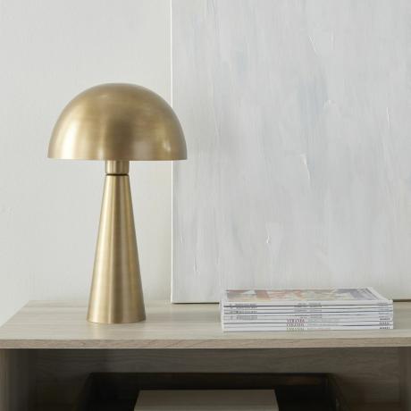 Nourison Gold Mushroom Accent Bordslampa