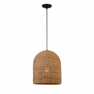 Natural Drum Pendant Light