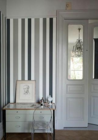 Farrow & Ball monokroma ränder