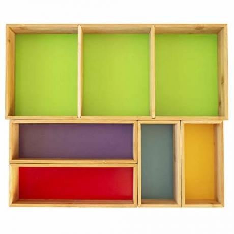 5 delar Bambu Organizer Set