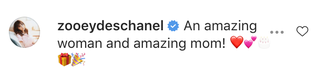 zooey deschanel instagram kommentar