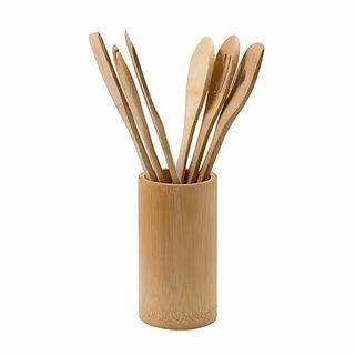 Dunelm Bamboo redskapsset med kruka