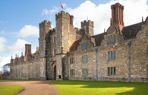 Knole House - Gammal engelsk herrgård i Sevenoaks, Storbritannien