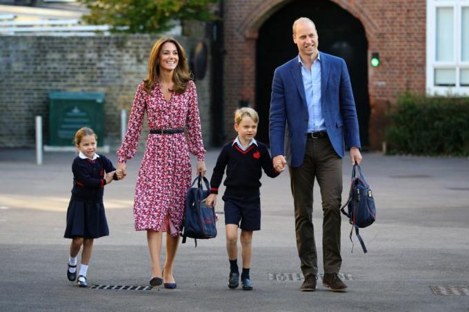 prinsessan Charlottes första skoldag