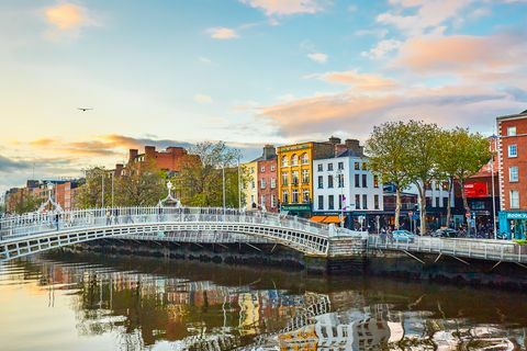 Ha'penny Bridge i Dublin