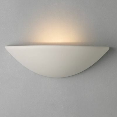 John Lewis & Partners Radius Uplighter Vägglampa, Vit