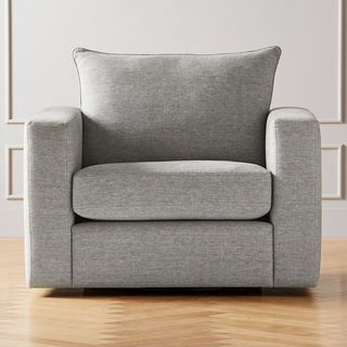 Forever Grey Swivel Armchair