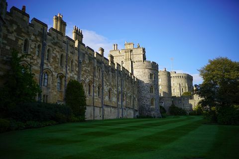 Windsor Castle Lawn Under The Royal Wedding