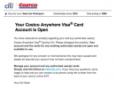 Costco-kreditkortsanvändare fick fel e-post i helgen