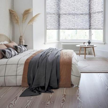 hus vackra rullgardiner sovrum inredning trender att titta på