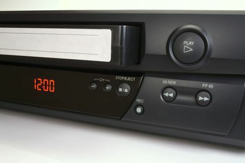 VCR-maskin med VHS