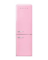 Smeg 11,7 cu ft. Nedre frys kylskåp, rosa