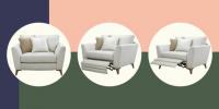 Ny DFS Recliner Stol idealisk för lounging: Libby Motion Cuddler Sofa