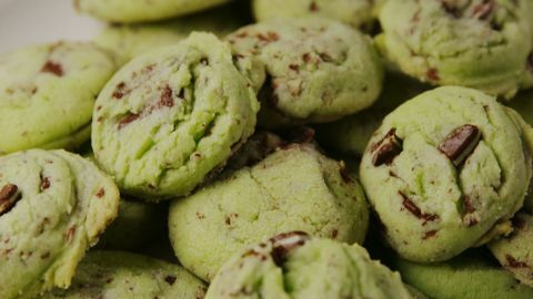 Mint Chip Cookies