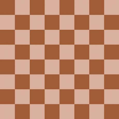 Checkmate Retro Blush Avtagbar Peel and Stick Vinyl Tapet