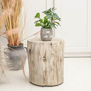 Faux trä stubbe pall Accent bord