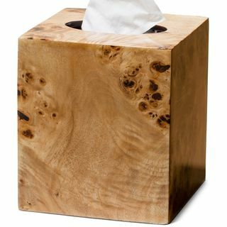 Burl faner Tissue Box