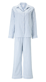 John Lewis & Partners Luna Stripe Cotton Pyjamas Set