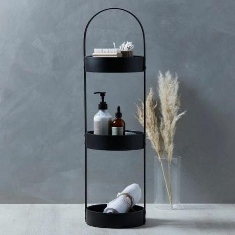 Elements Matt Black 3 Tier Caddy