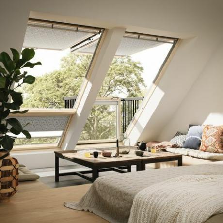 loftkonvertering, vindskonvertering, velux cabrio® balkong