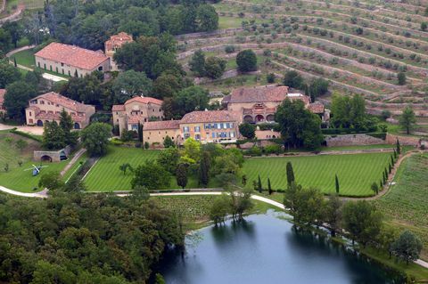 Chateau Miraval, Angelina Jolie och Brad Pitts gods i Provence, Frankrike