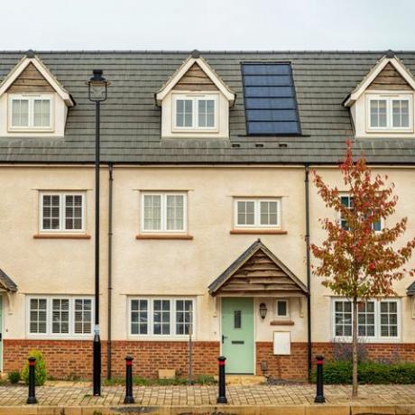 nytt unikt design modernt hus i England