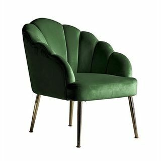 Sophia Scallop Occasional Chair - Emerald