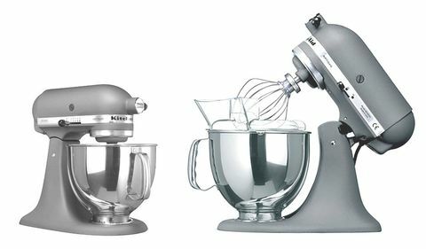 Mattgrå KitchenAid stativblandare från Lakeland