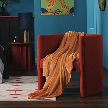 Orange supermjuk soffa