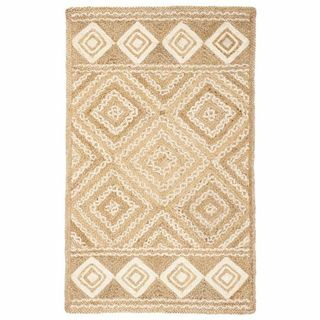 Naturlig Fiber Coastal Throw Rug