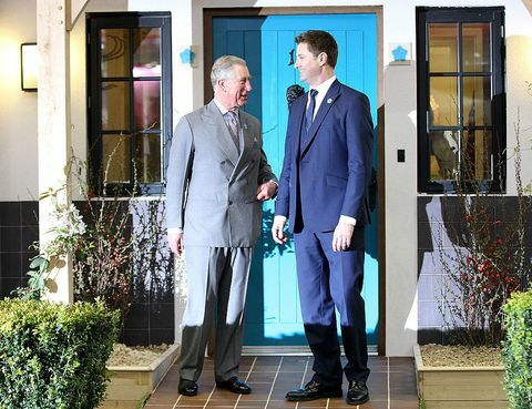 George Clarke med Prince Charles på Ideal Home Show 2012