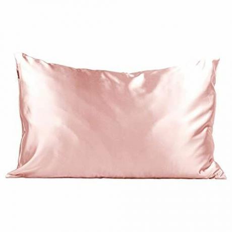 Kitsch 100 % satin örngott med dragkedja, tillbaka till skolan örngott för hår och hud, kylande örngott, satin örngott, veganskt siden-satin örngott Standardstorlek Queen (rouge)